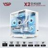 Case VSP Aquanaut X2 Galaxy M-ATX ( Trắng/White ) (No Fan)