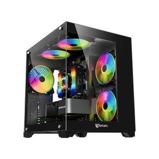 Vỏ Case Jetek CSGO2 D.VA1 Đen/Black (Kèm 3 Fan Led RGB)
