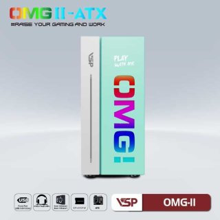 Vỏ Case VSP OMG-II Green/Xanh (No Fan)