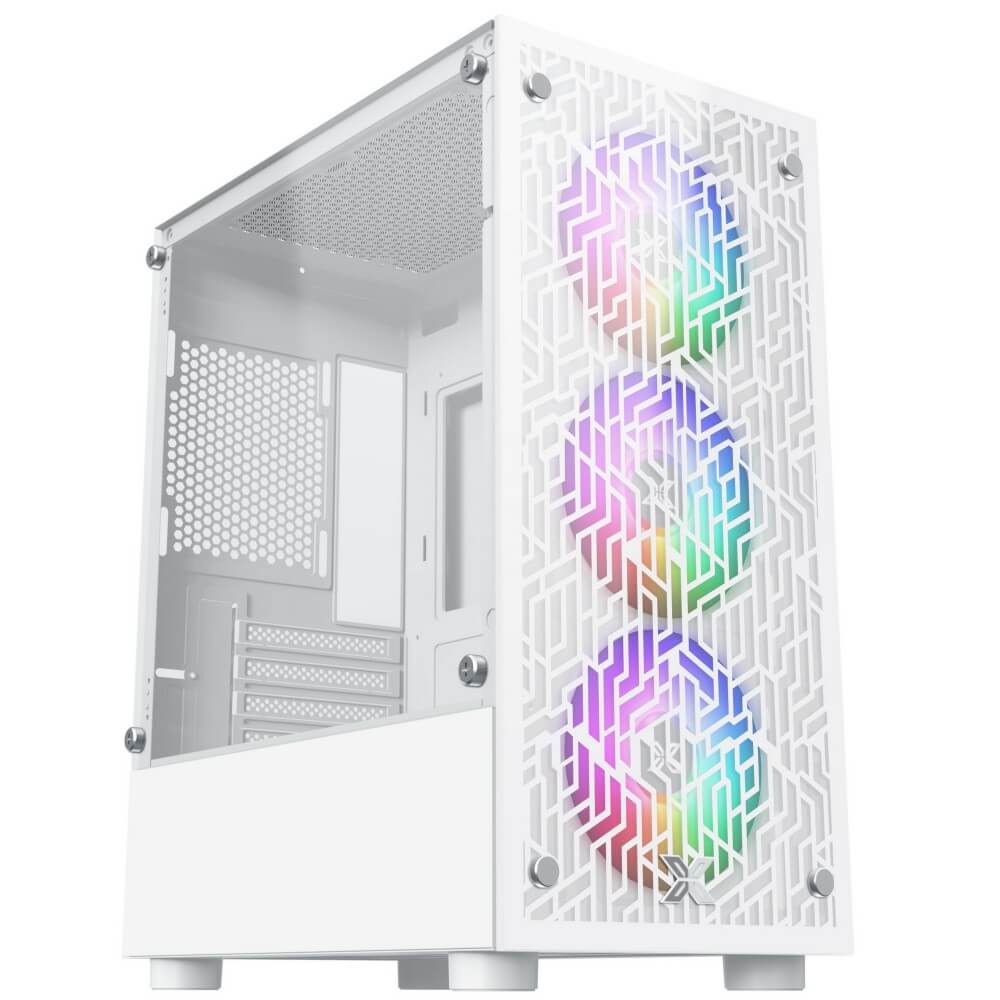 Vỏ Case Xigmatek NYX Artic White/Trắng (Kèm 3 Fan Led RGB)
