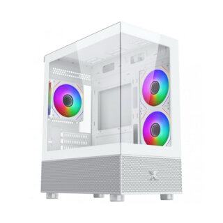 Case Xigmatek Alphard M 3GF Arctic White/Trắng (Sẵn 3 Fan)