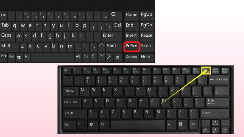 Cách chụp màn hình pc -  bằng phím Print Screen