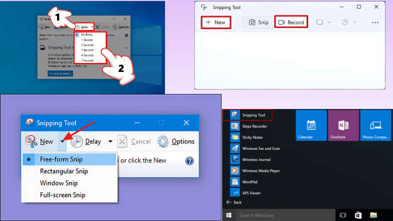 Cách chụp màn hình PC -  Snipping Tool