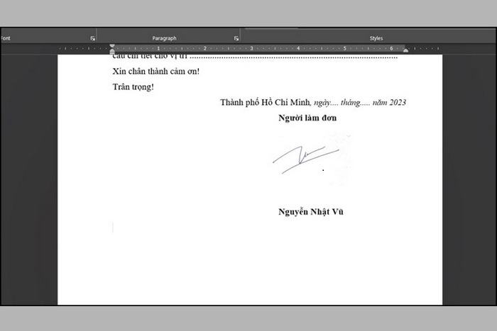 Cách chèn chữ ký vào word đơn giản khi dùng Scan