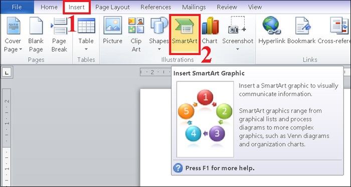 SmartArt là công cụ hữu ích giúp tạo sơ đồ nhanh chóng