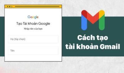 cách tạo tài khoản gmail