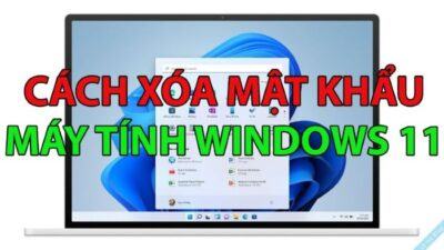 cách xóa mật khẩu máy tính