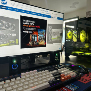 Góc PC Gaming NVT 93 – T3/2025 (B760/ i5 13400F/ 32GB/ NVMe 512GB/ RTX 4060 8GB/ 650W/ LCD 27inch 100Hz)