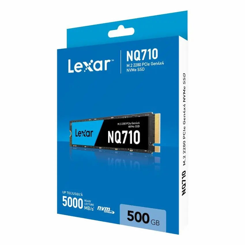 Ổ Cứng SSD Lexar 500GB NQ710 PCIe 4x4 NVMe M.2 (4400MB/s - 1700MB/s)