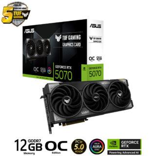 VGA Asus TUF Gaming GeForce RTX 5070 12GB GDDR7 OC Edition