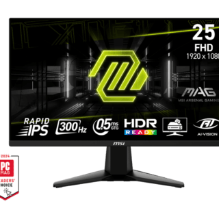 Màn hình PC MSI MAG 255XF (25 inch/ FHD/ 300Hz/ IPS/ 0.5ms)