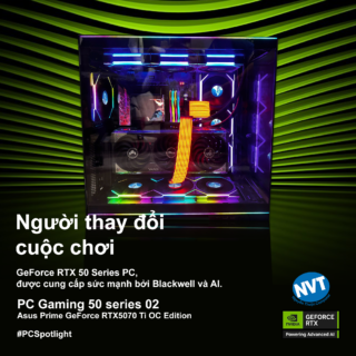 PC Gaming 50 Series 02 – T4/2025 (Z790/ I9 14900K/ 32GB/ NVMe 2TB/ RTX 5070 Ti 16GB/ 1000W)