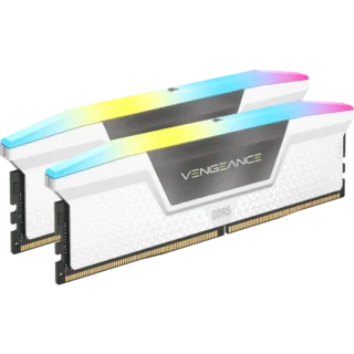Kit RAM Corsair Vengeance RGB 32GB (2x16GB)/6000MHz/D5 - White/Trắng