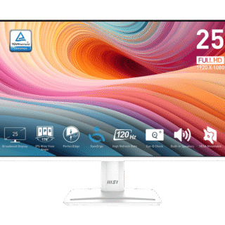 Màn hình PC MSI PRO MP251W E2 White(24.5inch/ IPS/ FHD/ 120Hz/ 1ms)