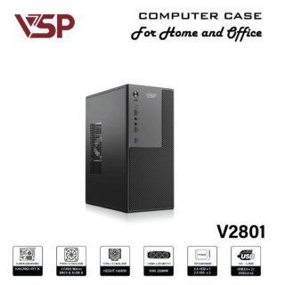 Case VSP V2801 Office (Đen/Black, USB 3.0)