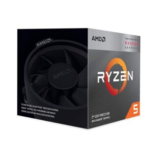 CPU AMD Ryzen 5 3400G - Box Chính Hãng (3.7GHz, Up to 4.2GHz, 4 nhân, 8 luồng, 4MB, AM4)