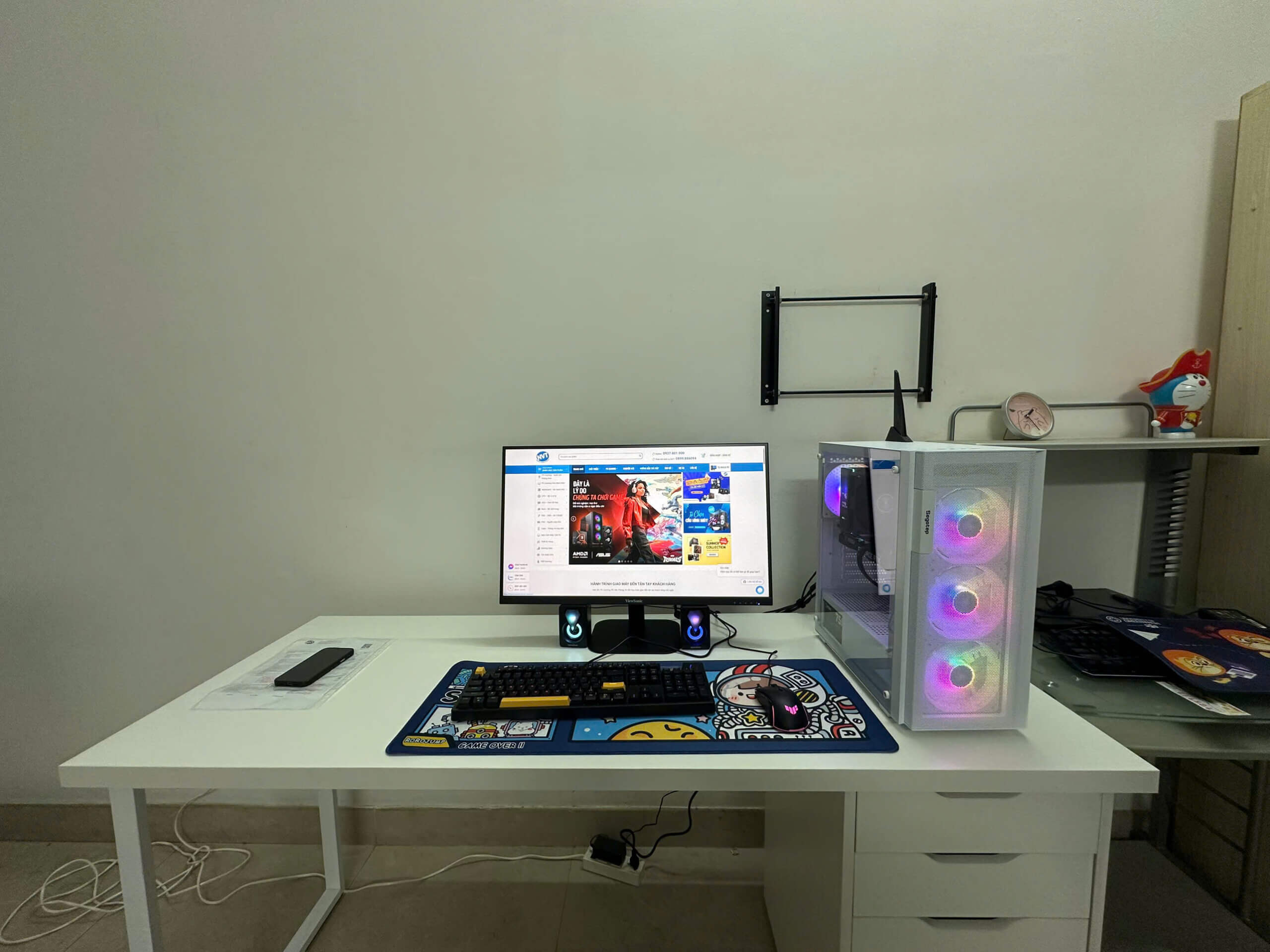 GÓC PC GAMING 103 i5 14600KF | RAM 32GB | 512GB M2 | RTX 3060 12GB (T6/25)