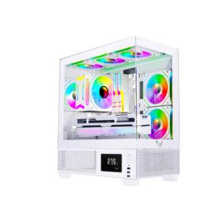 Case VSP X3 Pro Gamer Edition Monitor White ( ATX, Màn Digital )