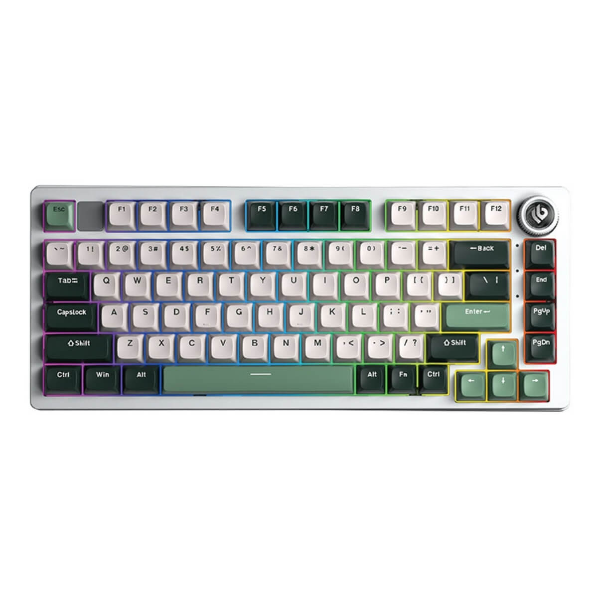 Bàn Phím Cơ Gaming AULA WIN68HE MAX 4098 ( Đen + Xám + Vàng / Có Dây / Hot Swap / Wing Chun Magnetic Switch / Rapid Trigger )