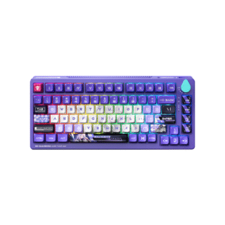 Bàn Phím Cơ Machenike K600T-B82 Tri-mode RGB Gr Purple Switch – Purple White (Shirasaiko)