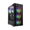 Case Gamdias AURA GC2 ELITE ARGB Black ( ATX, Kèm 4 Fan ARGB )