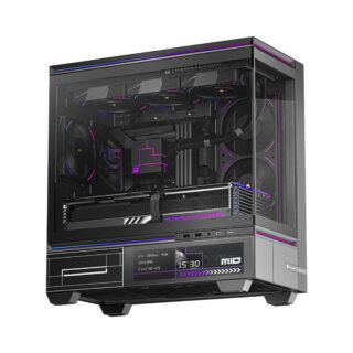 Case Thermalright M10 Vision Black TL-M10 VISION ( m-ATX, LCD 9.2 inch )