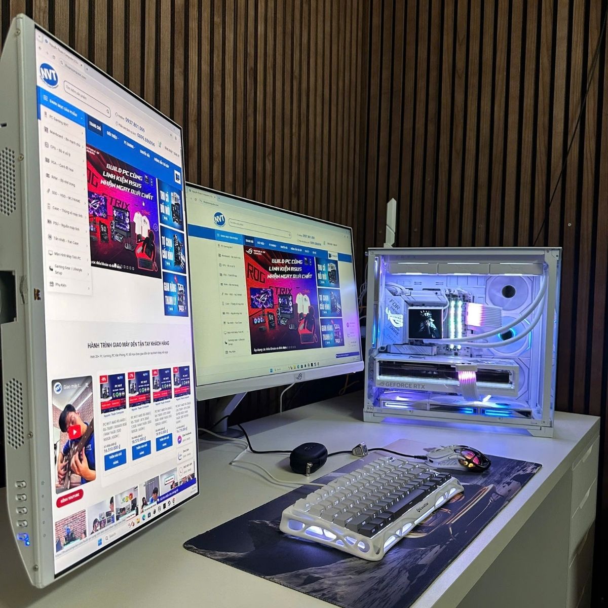 GÓC PC GAMING 110: R7 7800X3D | RAM 64GB | 2TB M2 | RTX 5080 16GB (T10/25)