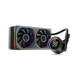 Tản nhiệt nước AIO Gamdias AURA GL240 V2 ARGB Black WCAURAGL240V2BLGA