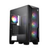 Case MSI MAG FORGE 130A Black ( ATX, Kèm 4 Fan RGB )
