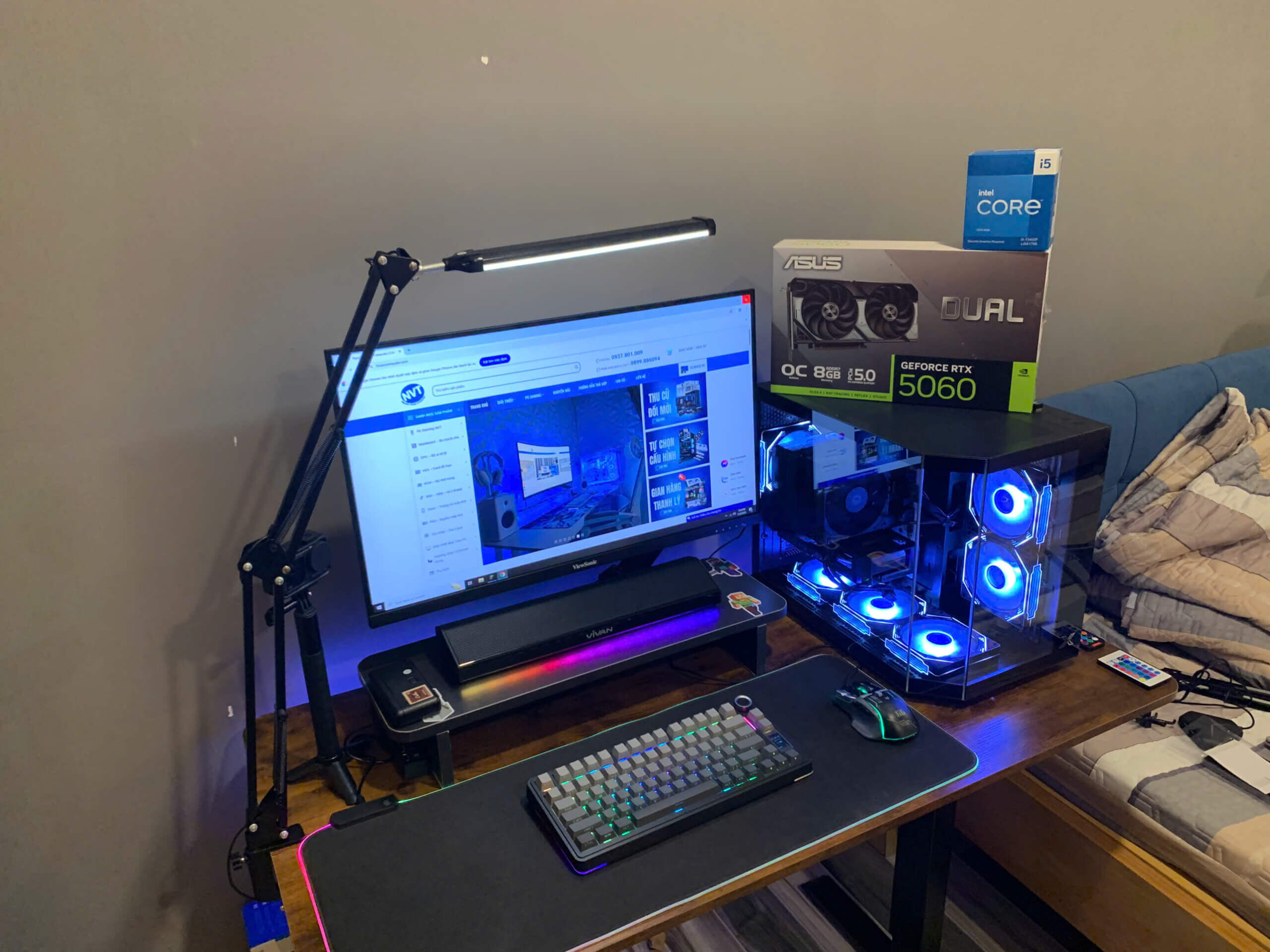 GÓC PC GAMING 113: i5 12400F | RAM 32GB | 512GB M2 | RTX 3060 12GB (T11/25)