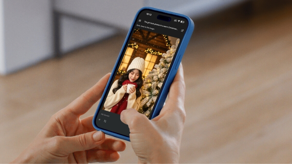 11 Prompt tạo ảnh Noel bằng AI cho bạn nữ đẹp lung linh chỉ trong vài phút