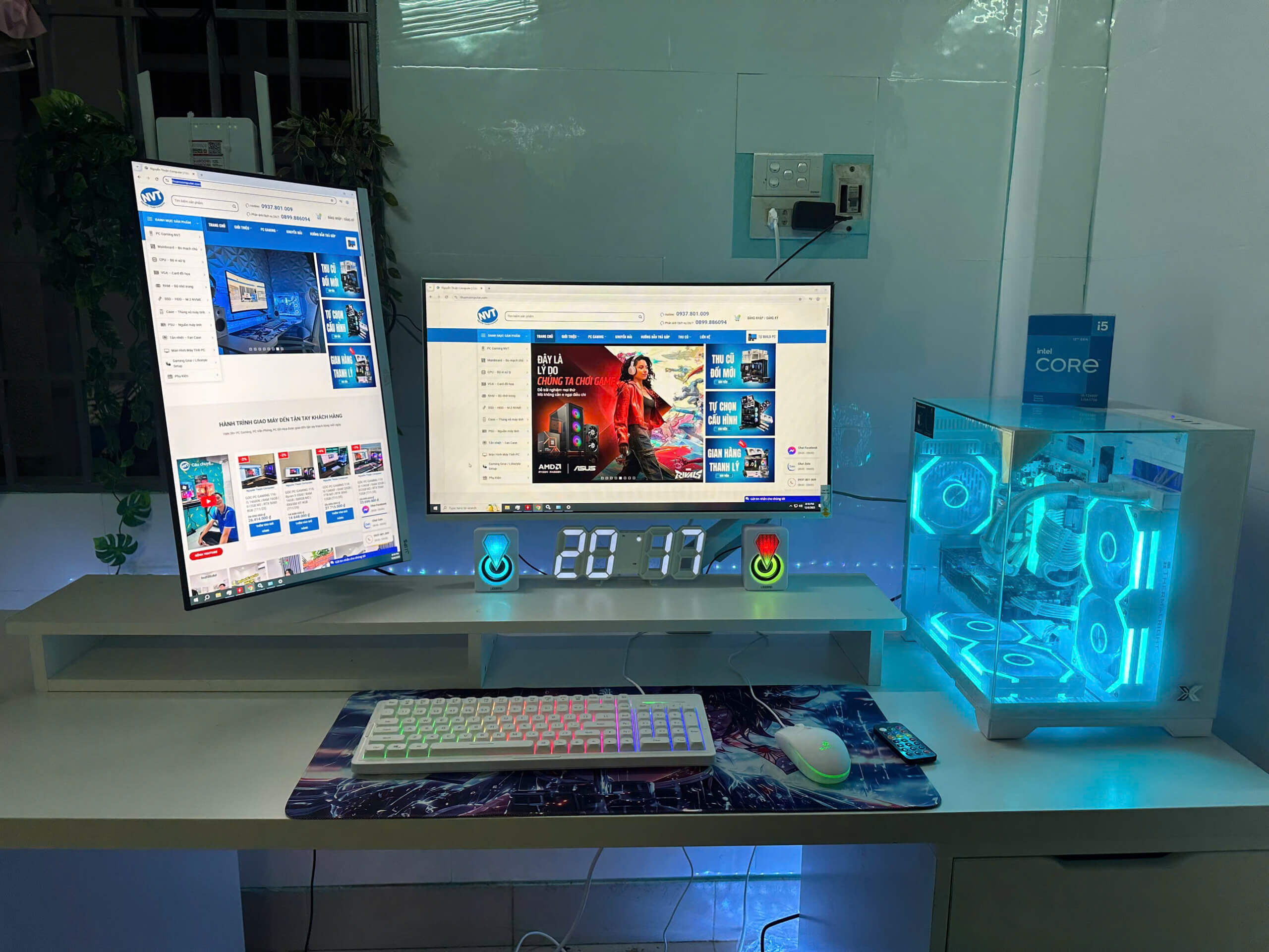 GÓC PC GAMING 117: i5 12400F | RAM 16GB | 512GB M2 | GTX1060 6GB ( T12/25 )