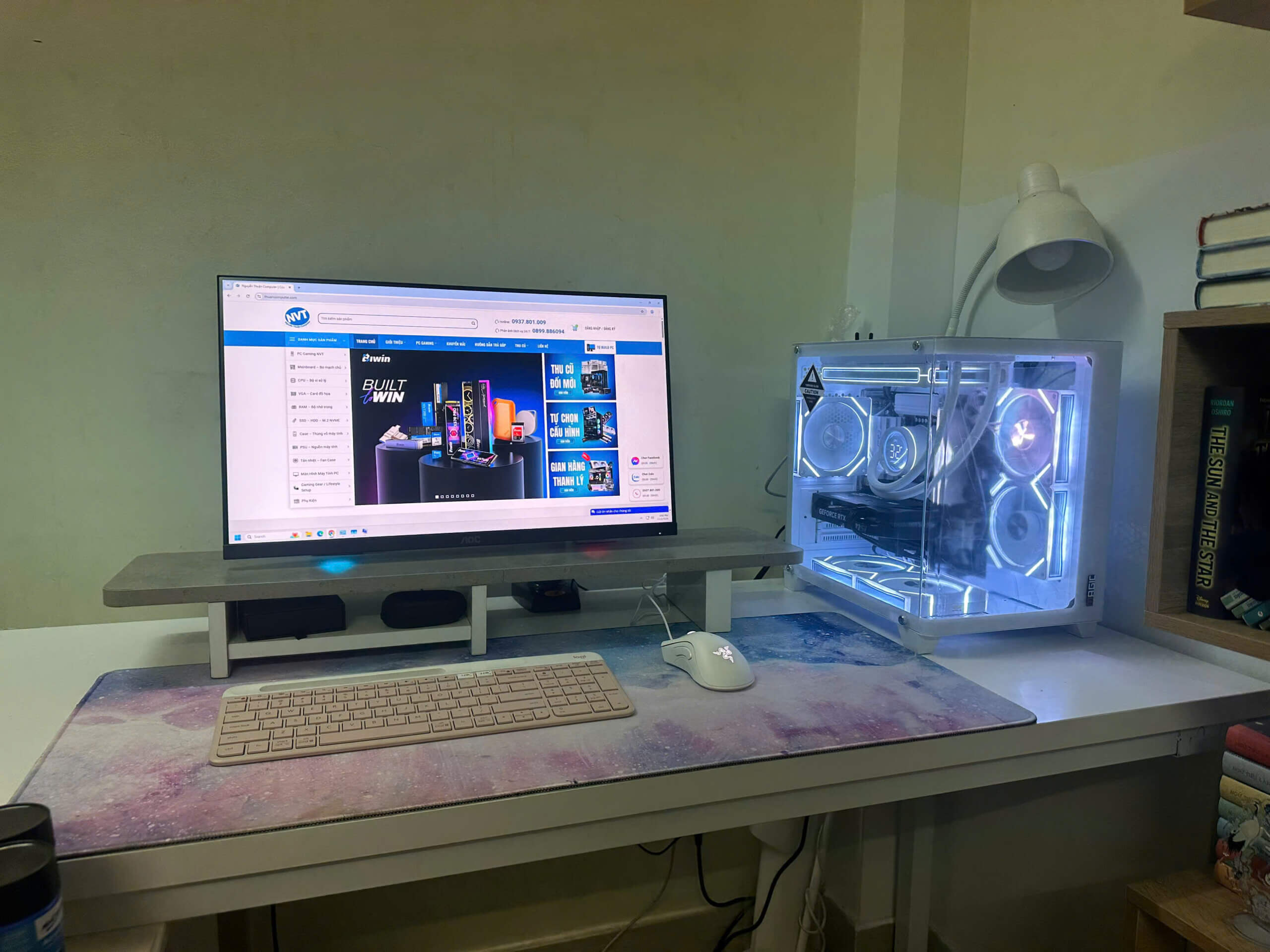 GÓC PC GAMING 120: i5 14600K | RAM 32GB | 1TB M2 | RTX 5060 Ti 16GB ( T12/25 )