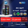 PC NVT AMD R57-3060 ( R5-7500F | RTX 3060 12GB | RAM 16GB | SSD 256GB | 650W )